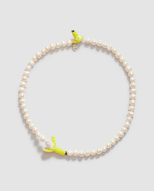 Pearl Banana Necklace
