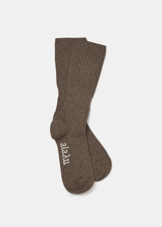 Cashmere Rib Socks