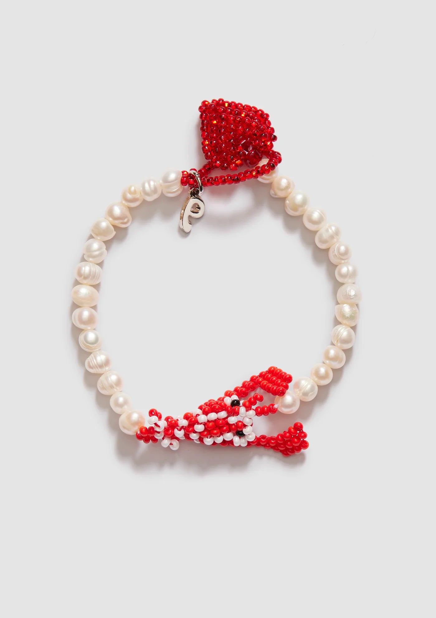 Pearly Lobster Love Bracelet