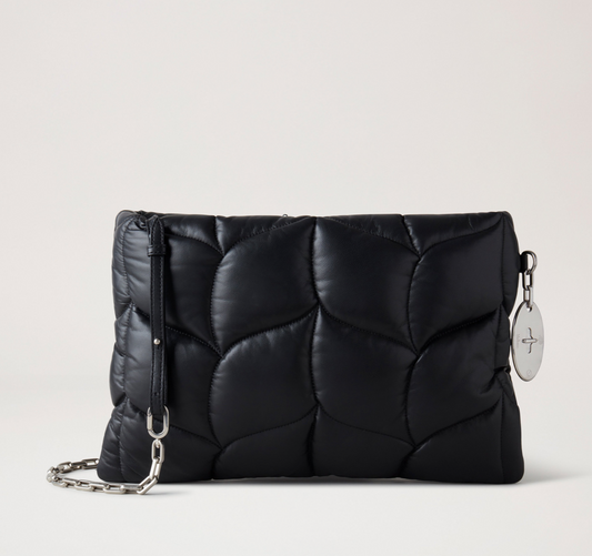 Softie Clutch Pillow Effect Nappa Leather