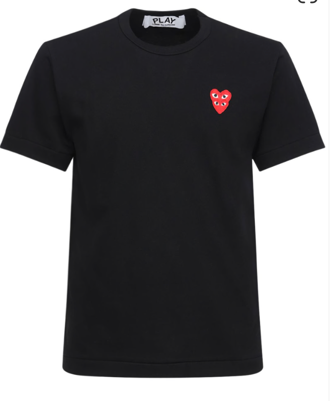 PLAY Men's T-shirt Double Heart