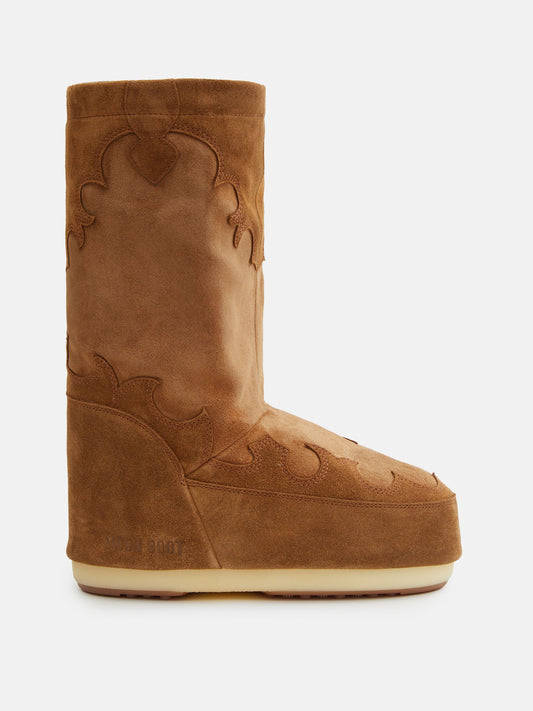 Icon Suede Embroidery Boots