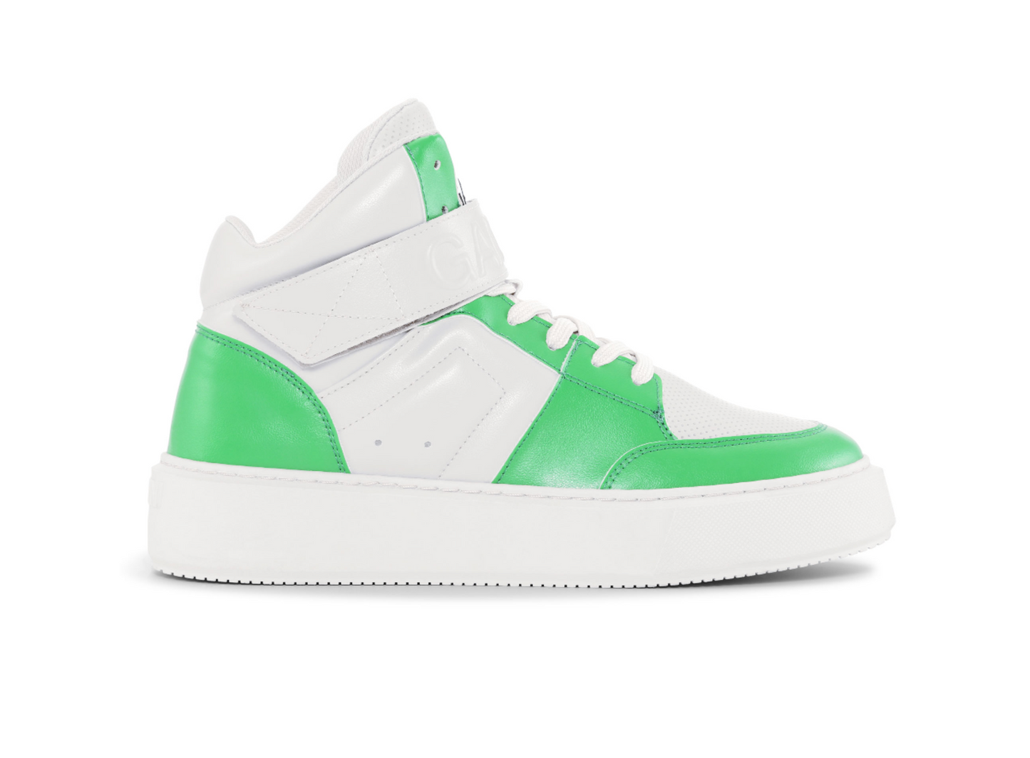 High Top Velcro Sneaker Sporty Mix Cupsole